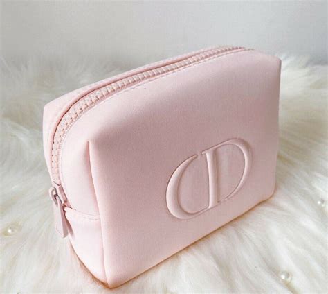 dior pink 1 make-up case|vintage christian dior makeup bag.